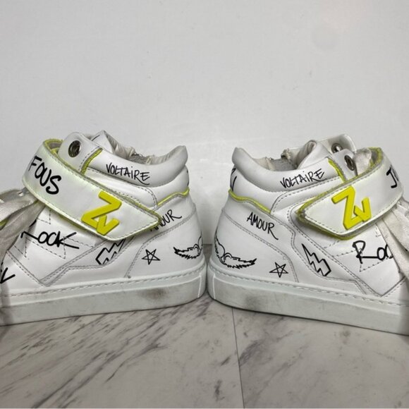 Zadig & Voltaire Mid Flash Sneaker 38 / 8 - Picture 8 of 15